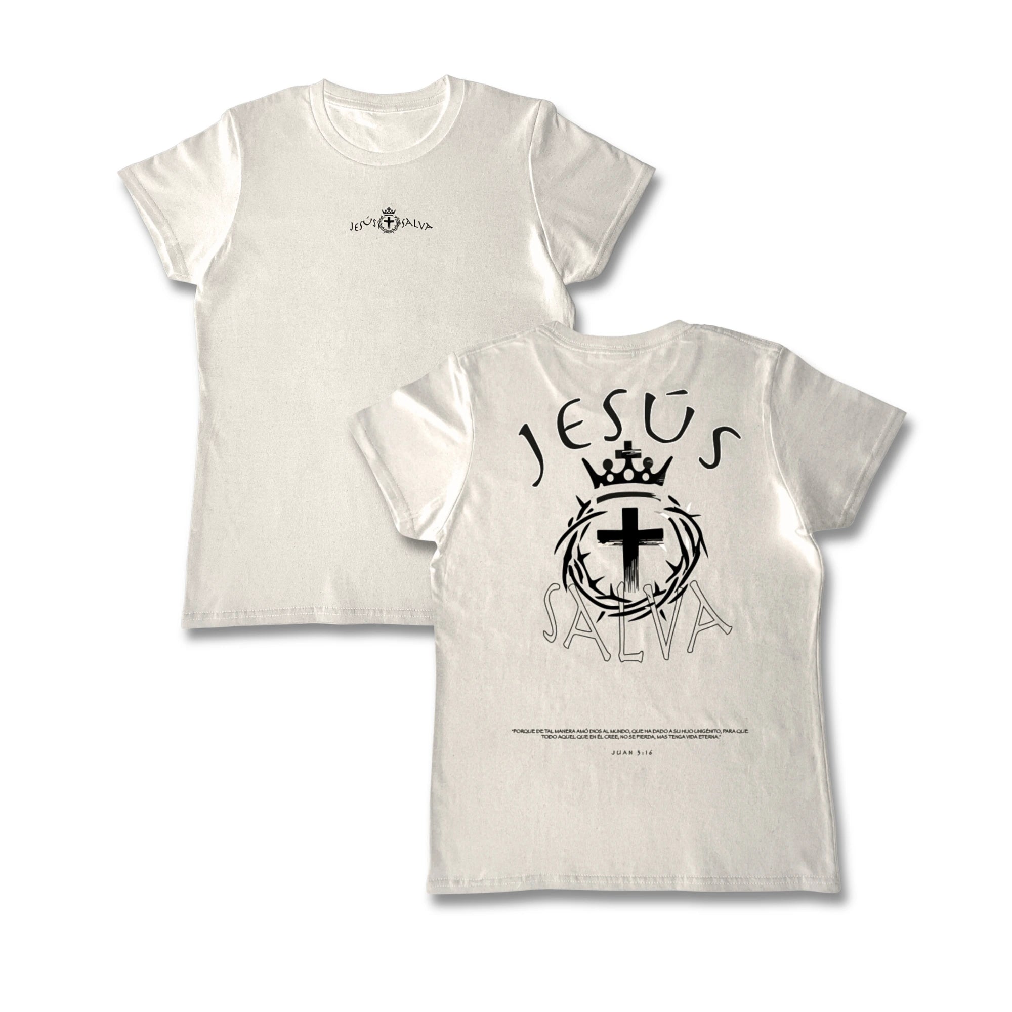 PLAYERA 'JESÚS SALVA' (MUJER)